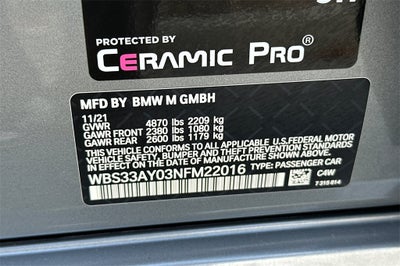 2022 BMW M3 Competition