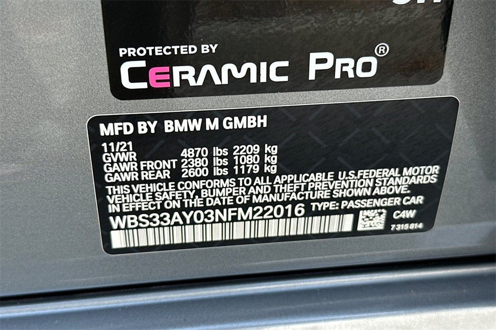 2022 BMW M3 Competition