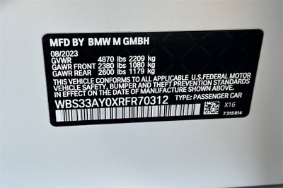 2024 BMW M3 Competition