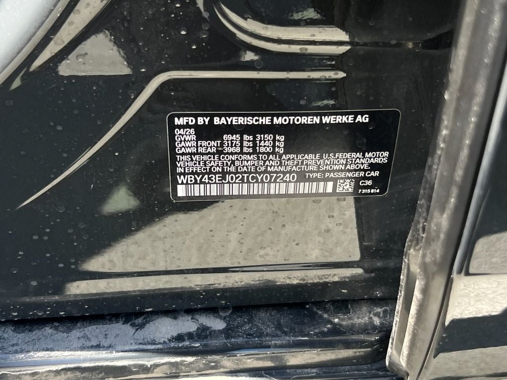 2026 BMW i7 eDrive50