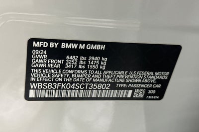 2025 BMW M5 Base